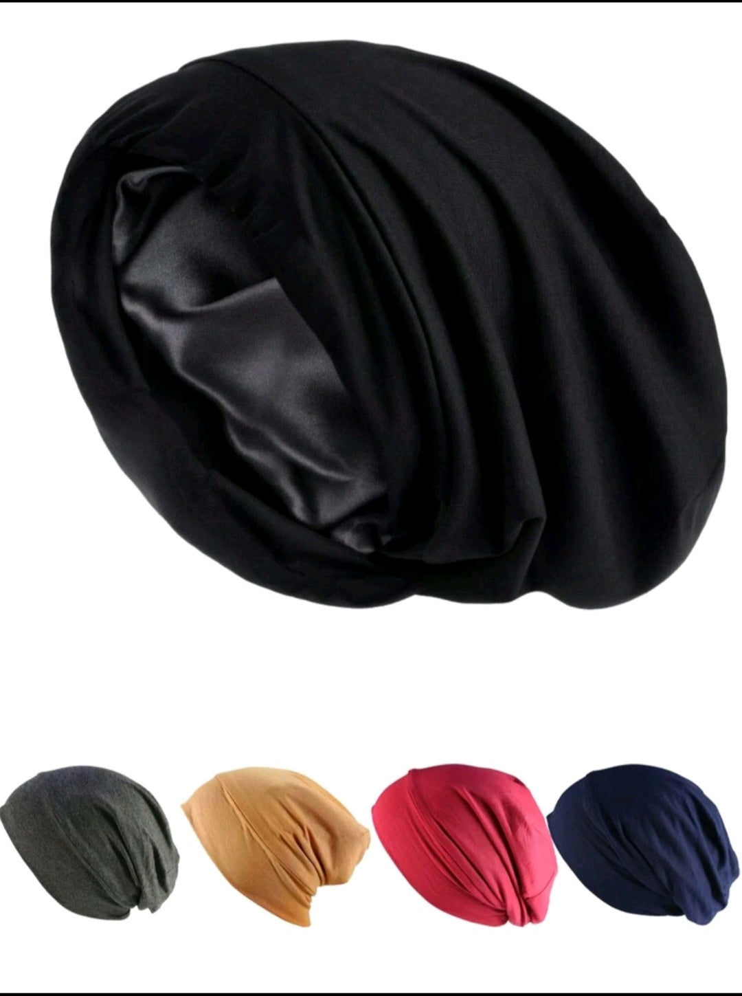 Satin sleeper cap